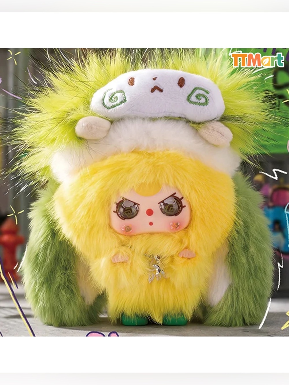 Baby Three Rebel Project Series “Baa Baa Wilderness” Plush Pendant Blind Box